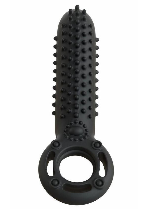 Screaming O Oyeah Rechargeable Silicone Cock Ring - Black