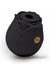 Secret Kisses Rosegasm Air Rechargeable Silicone Clit Stimulator - Black