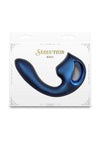 Seduction Kaia Rechargeable Silicone Dual Vibrator with Air Pulse Clitoral Stimulator