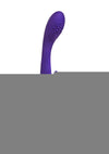 Selopa Plum Passion Rechargeable Silicone Vibrator with Clitoral Stimulator - Purple