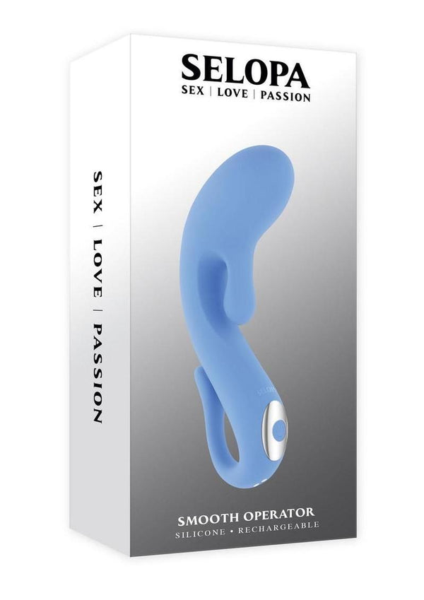 Selopa Smooth Operator Rechargeable Silicone G-Spot Vibrator - Blue