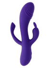 Selopa Triple Tickle Rechargeable Silicone Triple Stimulating Vibrator - Purple