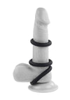 Selopas 3 Ring Circus Silicone Cock Ring