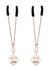 Sex and Mischief Brat Pearl Nipple Jewelry - Rose Gold/White