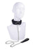 Sex and Mischief Shadow Collar and Leash - Black/Silver