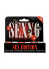 Sexy 6 Sex Ed Dice Game Couples Play - Red