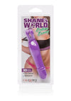 Shane's World Bedtime Bunny Silicone Vibrator Waterproof - Purple - 4.25in