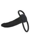 Silicone Double Rider Dildo Cock Ring