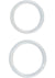 Silicone Rings Cock Rings - Clear - 2 Per Set