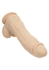 Silicone Stud Big Dick Energy Rechargeable Silicone Vibrating Dildo - Vanilla