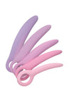 Skins Care Curved Silicone Dilators - Pink/Purple - 5pc/Set