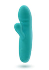 Skins Touch The Rabbit Rechargeable Silicone Vibrator - Teal