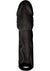 Skinsations Black Diamond Husky Lover Extension Sleeve with Scrotum Strap - Chocolate - 6.5in