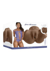 Squirt For Me Chanell Heart Movie and Realistic Squirting Stroker - Pussy/Ass - Caramel