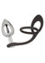 Star Fucker XL Teardrop Plug Silicone Dual Enhancer - Black