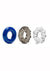 Stay Hard Triple Stretch Cock Rings - Assorted Colors/Multicolor - 3 Pack