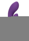 Stella Liquid Silicone Dual Pleaser Rechargeable Vibrator - Purple