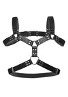Strict 6 O-Ring Chest Harness - Black/Metal
