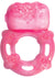 Super Stud Orgasmic Vibrating Silicone Cock Ring Waterproof - Magenta/Pink