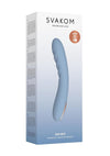 Svakom Ava Neo Rechargeable Silicone Vibrator with Remote - Blue