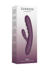 Svakom Avery Silicone Dual Stimulating Rechargeable Vibrator - Purple/Violet
