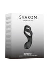 Svakom Benedict Silicone Rechargeable Cock Ring - Black