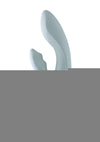 Svakom Chika Rechargeable Silicone App Compatible Interactive Rabbit Vibrator - Gray/Grey