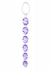 Swirl Pleasure Anal Beads - Purple