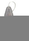 Tear Drop Bullet with Wired Remote Control - Silver - 2.1in