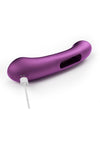 Tempo Pressure Sensing App Controlled Kinky Finger Tapping Rechargeable Silicone G-Spot Vibrator
