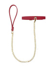 Temptasia Ardor Collar and Leash - Red