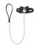Temptasia Ardor Collar and Leash with Bow - Black