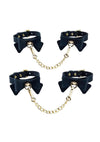 Temptasia Ardor Silicone Wrist and Ankle Restraints with Bow