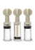 Temptasia Clit and Nipple Twist Suckers - Clear - Set Of 3