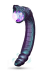 Temptasia Rattle Snake Rechargeable Vibrator - Dark Millenia