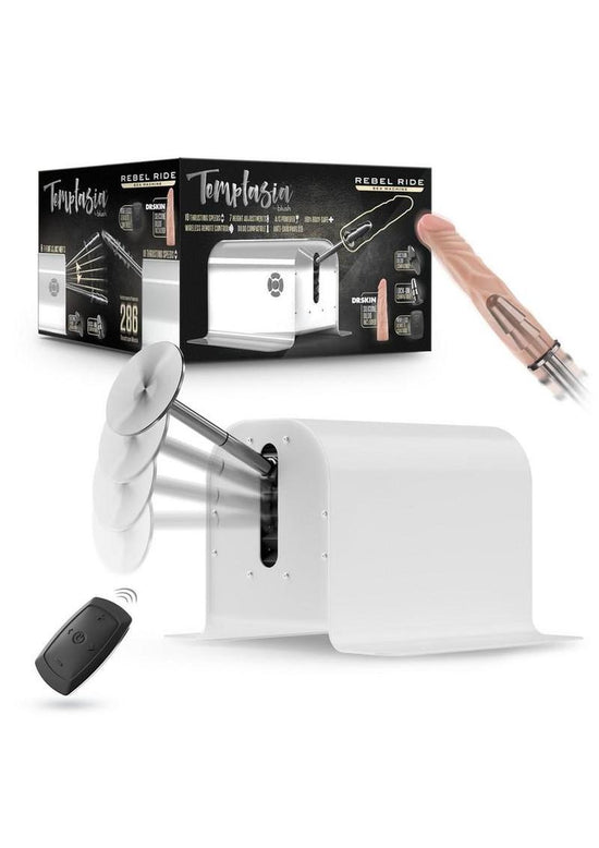 Temptasia Rebel Ride Sex Machine with Remote - White