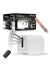 Temptasia Rebel Ride Sex Machine with Remote - White