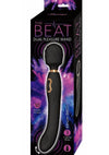 The Beat Dual Pleasure Wand Rechargeable Silicone Wand Massager - Black