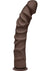 The D Ragin D Ultraskyn Dildo - Black/Chocolate - 10in