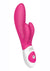 The Rumbly Rabbit Rechargeable Silicone Rabbit Vibrator - Hot Pink/Pink