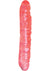 Translucence Veined Double Dildo - Pink - 12in