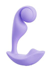 Trill Wearable Single Ball Rechargeable Silicone Dual Vibrator - Lavender/Purple