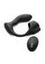 Trinity Men 7x Silicone Prostate Plug with Ball Stretcher and Remote Control - Black