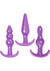 Trinity Vibes Anal Trainer Anal Play Kit - Purple - 3 Piece