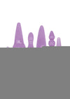 Try-Curious Anal Plug Kit - Purple
