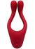 Tryst Rechargeable Multi Erogenous Zone Silicone Massager Limited Edition - Red