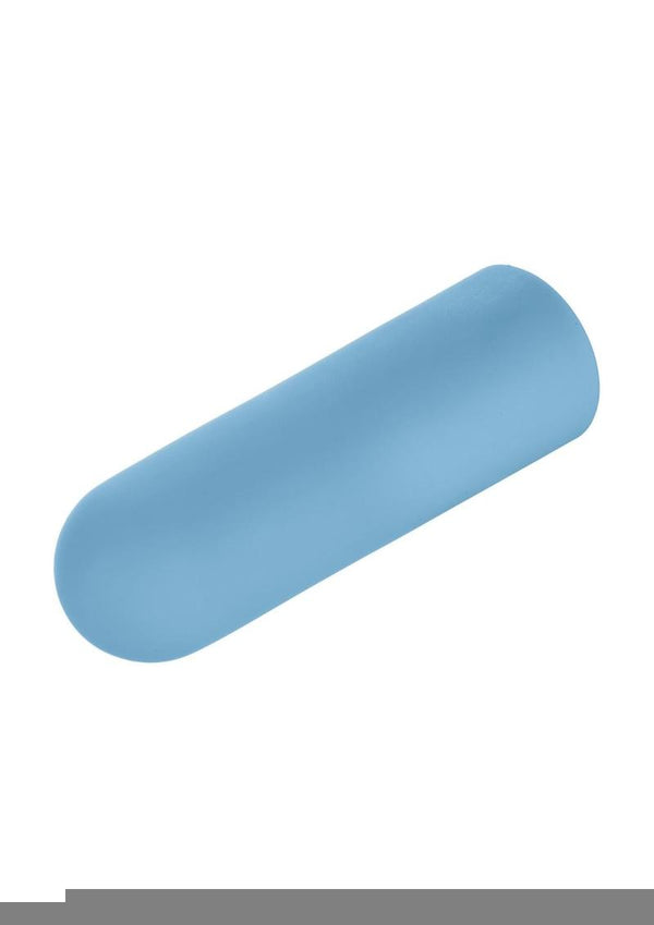 Turbo Buzz Rechargeable Rounded Mini Bullet - Blue