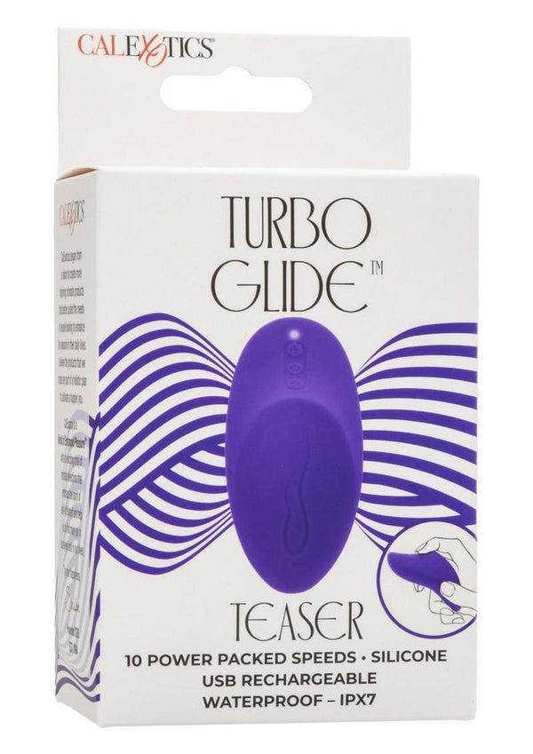 Turbo Glide Teaser Rechargeable Silicone Massager - Purple