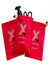 Ultra Soft Gear Bag 100% Cotton - Red - 8in X 13in - 3 Pack