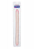 Vanilla Duo Veined Double Dildo - Ivory/Vanilla - 18in